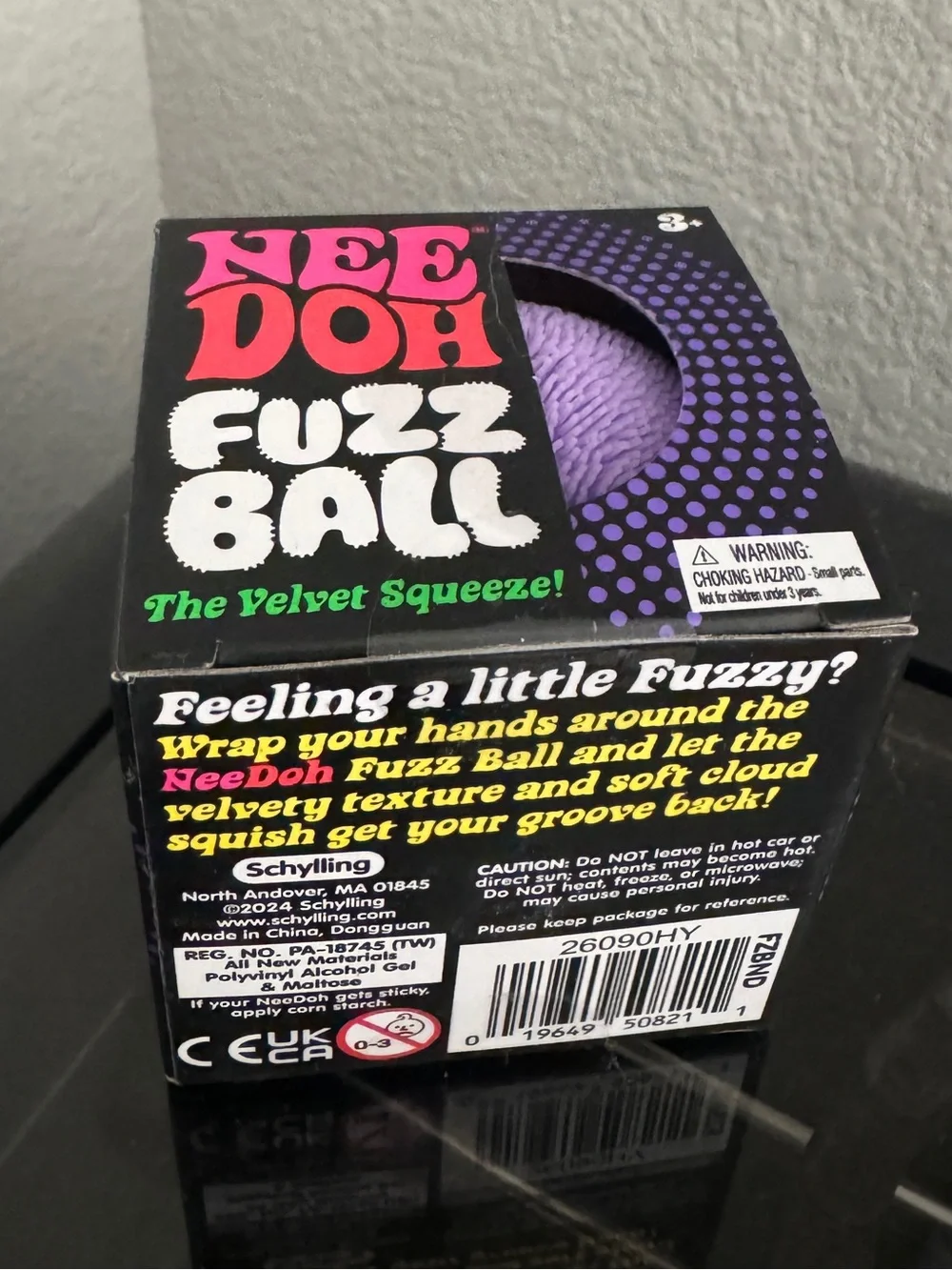 NeeDoh Fuzz ball - Purple